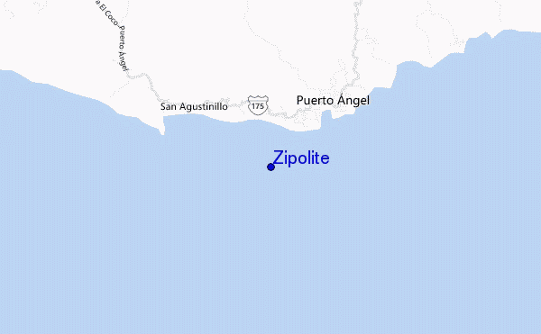 carte de localisation de Zipolite