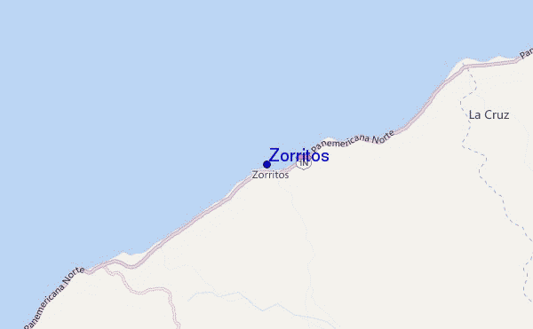 carte de localisation de Zorritos