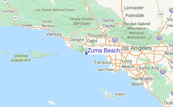 zuma beach map