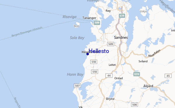 Hellesto Location Map