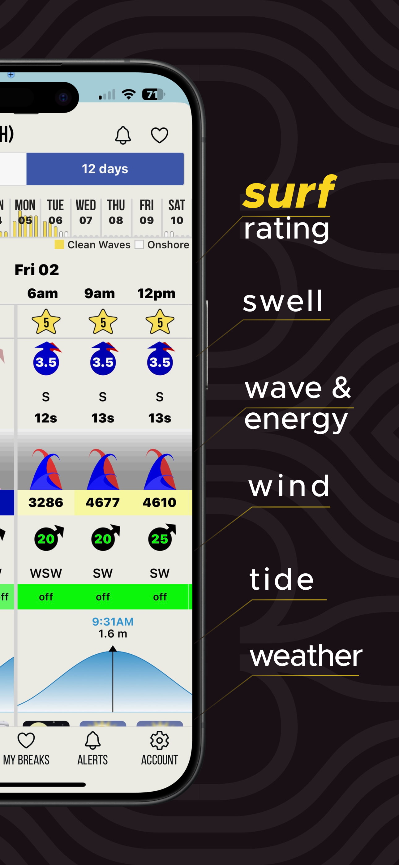 Surf forecast app screenshot 3