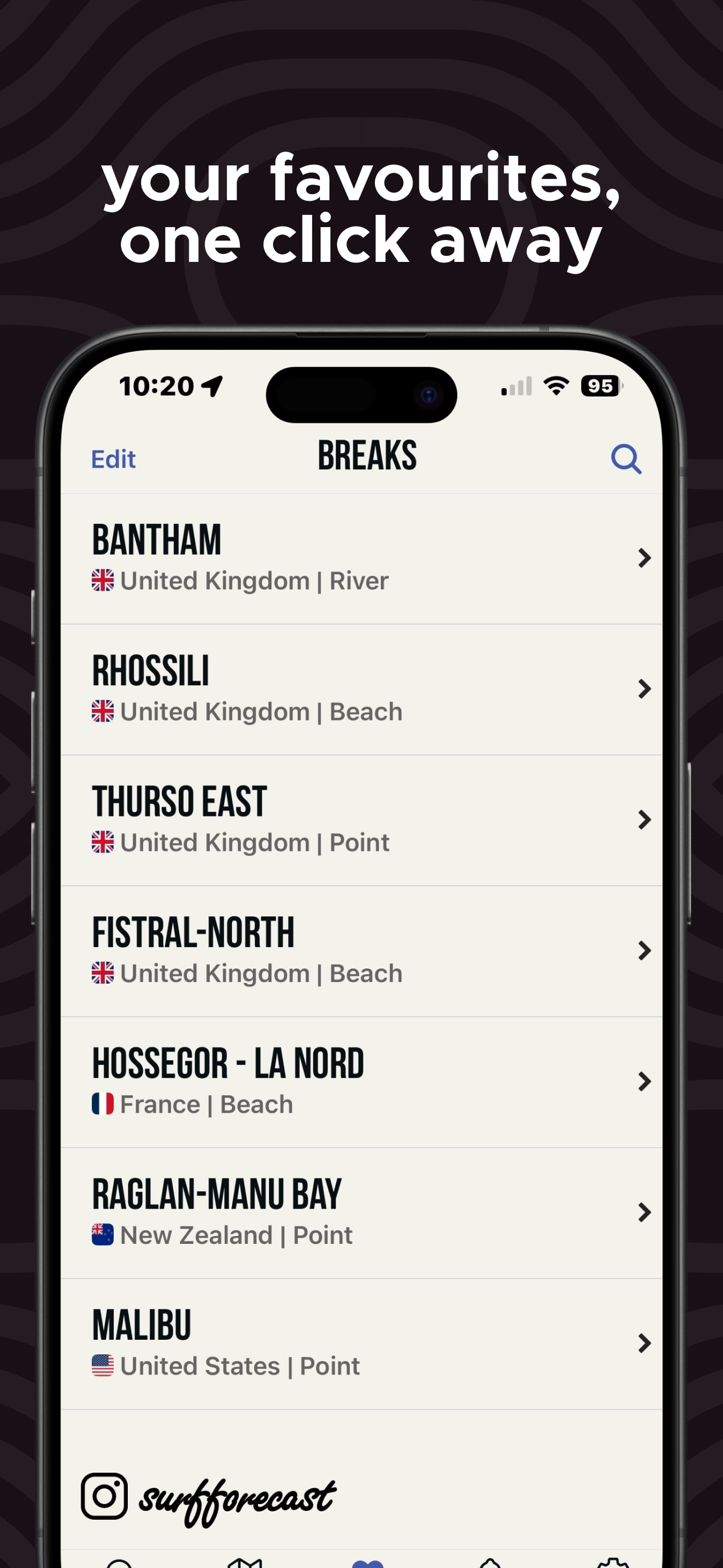Surf forecast app screenshot 8