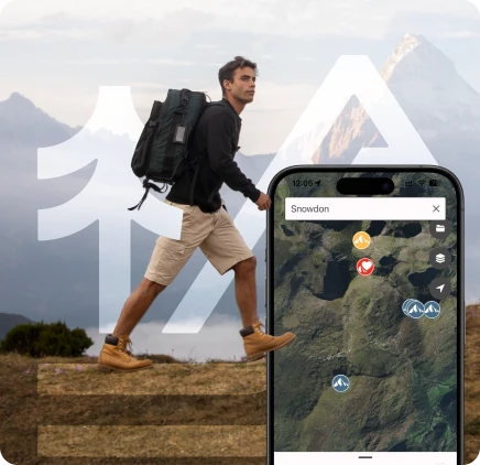 Mountain Forecast app interface