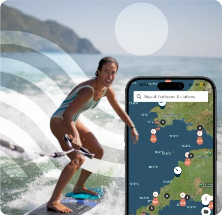 Tide Forecast app interface