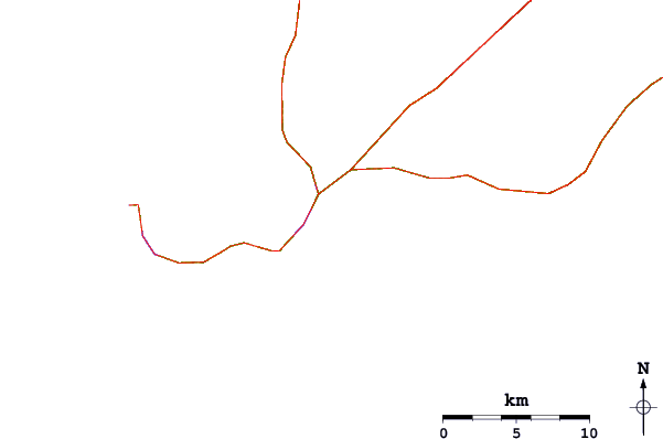 Routes et rivières à proximité A-Bay (Willyama Bay)