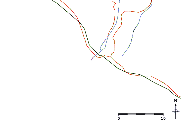 Routes et rivières à proximité Adler - Mzymta River