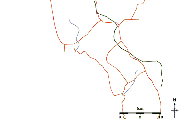 Routes et rivières à proximité Agios Dimitros