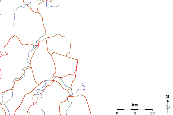 Routes et rivières à proximité Akkorokamui