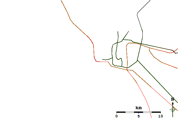 Routes et rivières à proximité Aktau or Aqtau