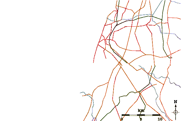 Routes et rivières à proximité Al Gal