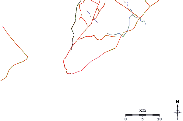 Routes et rivières à proximité Alex