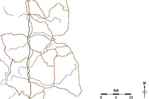 Routes et rivières à proximité Alexandra Headland