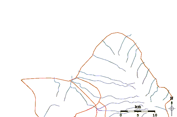 Routes et rivières à proximité Aligator Rock