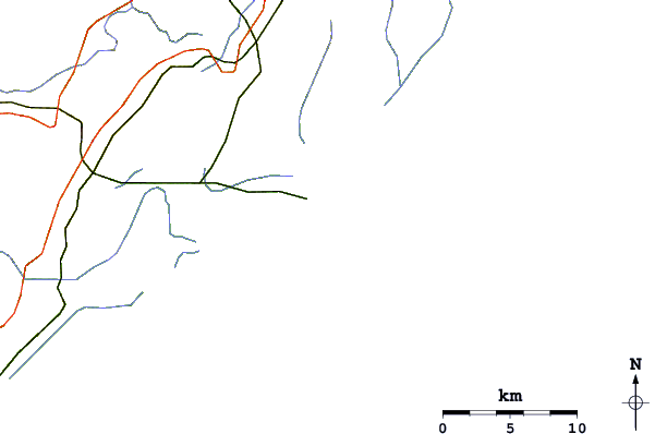 Routes et rivières à proximité Alkantstrand