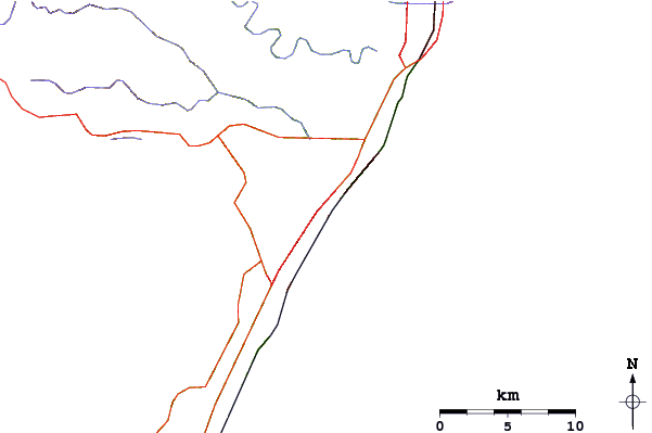 Routes et rivières à proximité Amanzimtoti