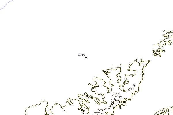 Littoral autour Anatori River