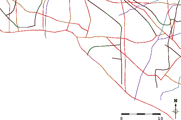 Routes et rivières à proximité Anderson Street
