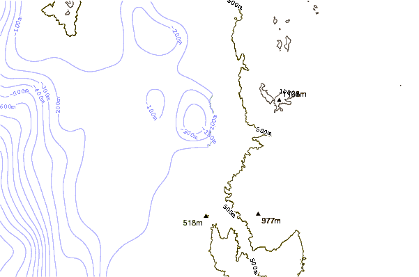 Littoral autour Andromeda