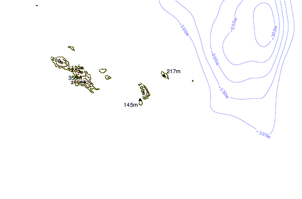 Littoral autour Anse Cocos