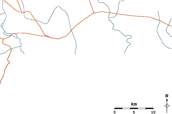 Routes et rivières à proximité Antalya (Lara Beach)