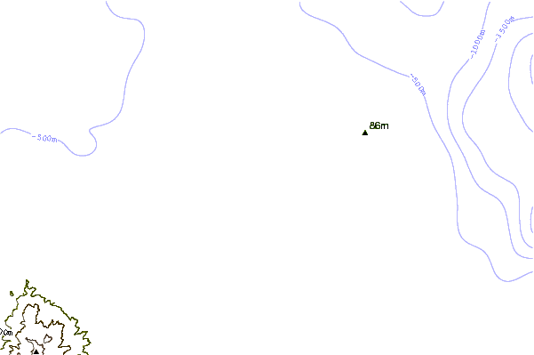 Littoral autour Antigues Cape