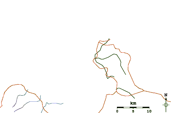 Routes et rivières à proximité Antigues Cape