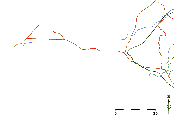 Routes et rivières à proximité Anzacs
