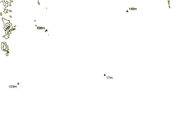 Littoral autour Aho Kahi Harbor Entrance