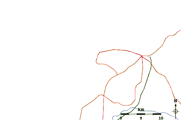 Routes et rivières à proximité Aroussa Bahe