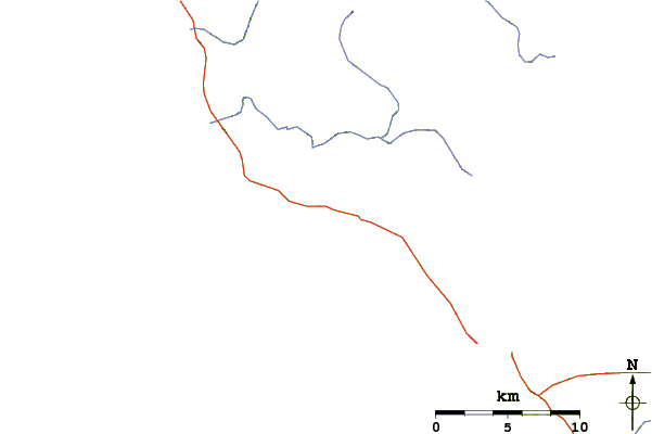 Routes et rivières à proximité Arroyo Laguna