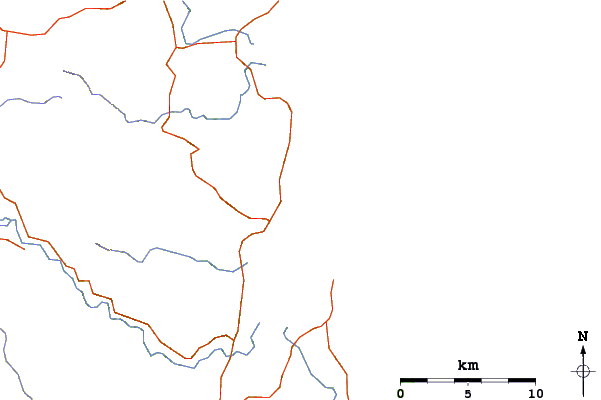 Routes et rivières à proximité Asling's Beach