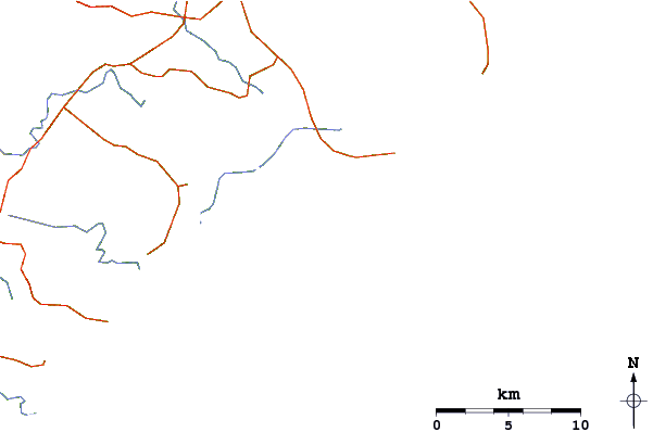 Routes et rivières à proximité Aussie pipe