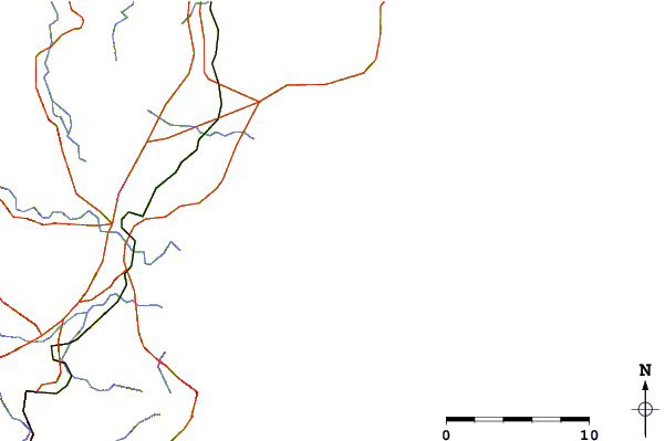 Routes et rivières à proximité Backdoor 4