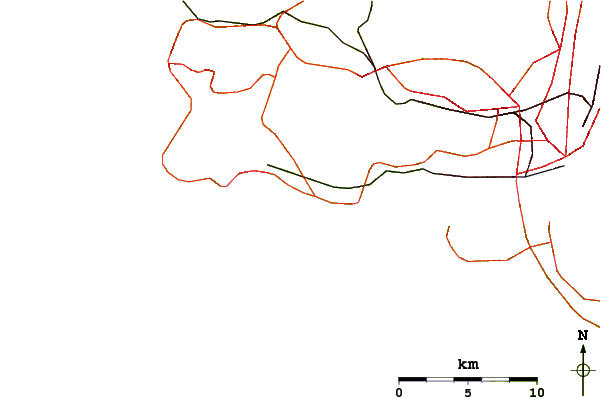 Routes et rivières à proximité Bafureira
