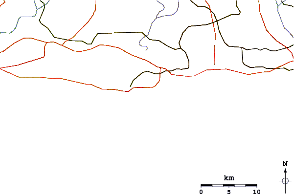 Routes et rivières à proximité Banzai