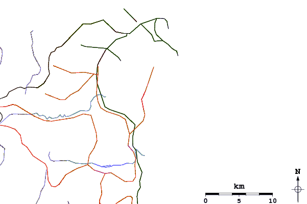 Routes et rivières à proximité Barrack Point
