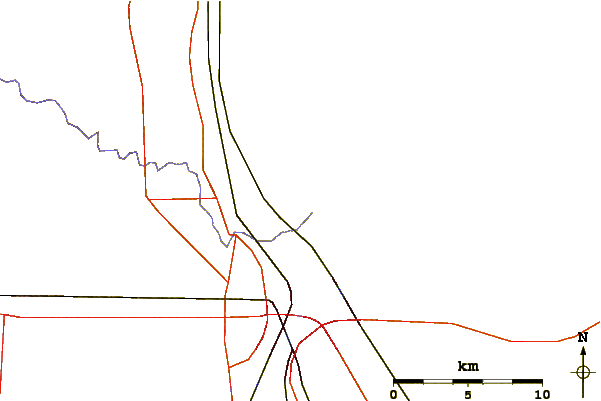 Routes et rivières à proximité Bay City