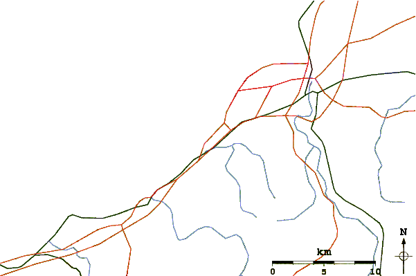 Routes et rivières à proximité Bidart