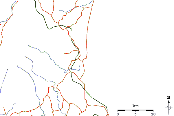 Routes et rivières à proximité Black Rock