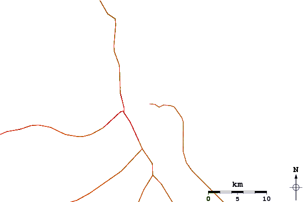 Routes et rivières à proximité Blonde Reef