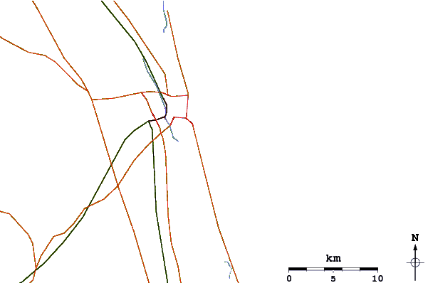 Routes et rivières à proximité Blowhole
