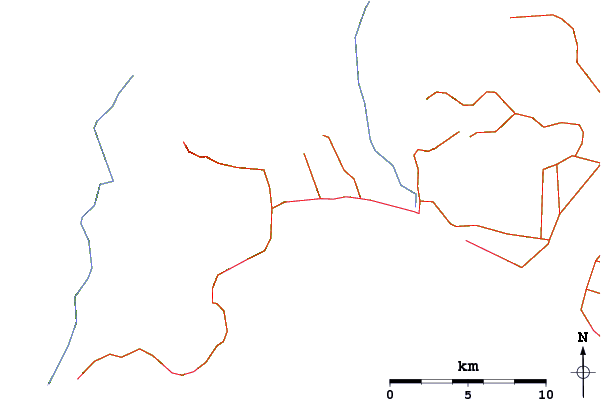Routes et rivières à proximité Bluecliffs