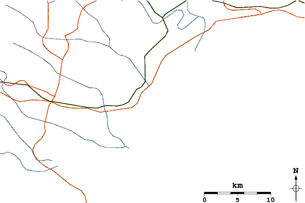Routes et rivières à proximité Boneyards