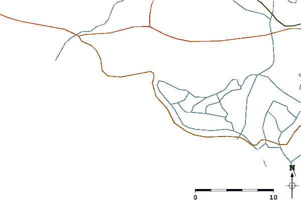 Routes et rivières à proximité Bud Bud