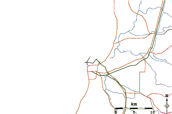 Routes et rivières à proximité Bunbury BP Reef