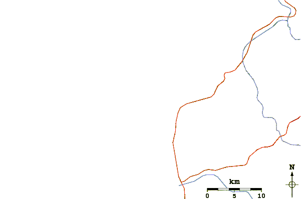 Routes et rivières à proximité Cabo Pasado