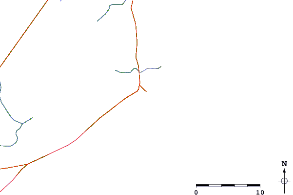 Routes et rivières à proximité Cabo Polonio