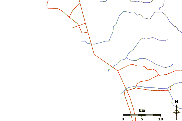 Routes et rivières à proximité Cabo San Quintin