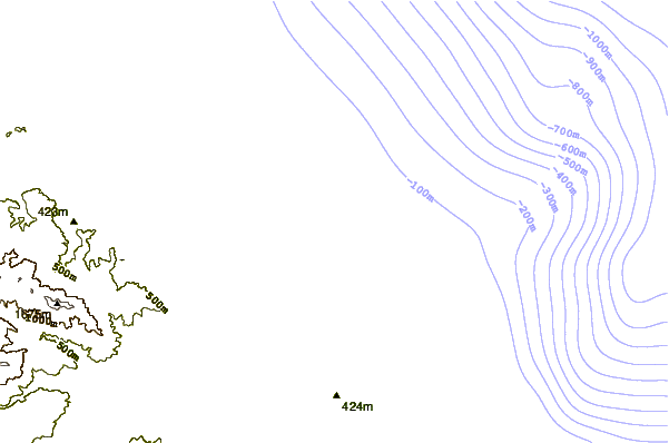 Littoral autour Caca Rio