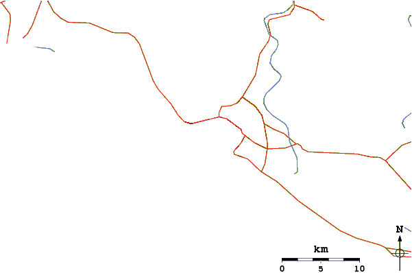 Routes et rivières à proximité Cacas Point
